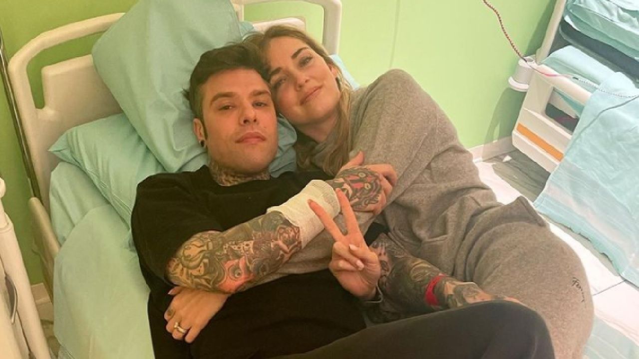 Fedez e Chiara Ferragni al San Raffaele