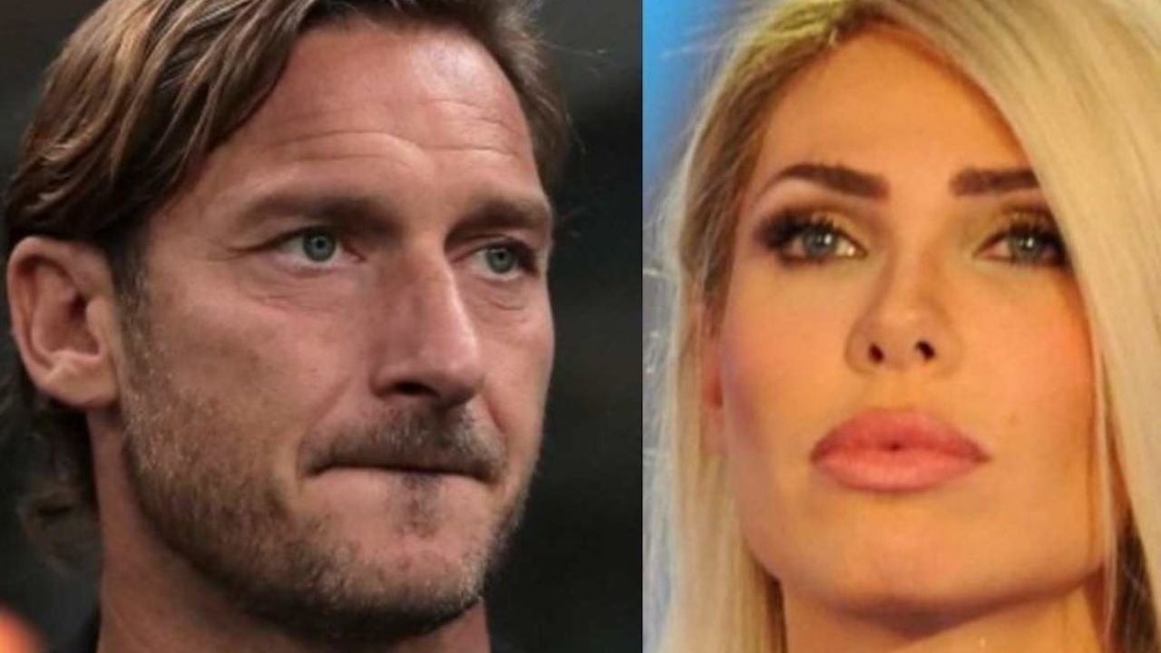 Ilary Blasi e Francesco Totti faccia a faccia