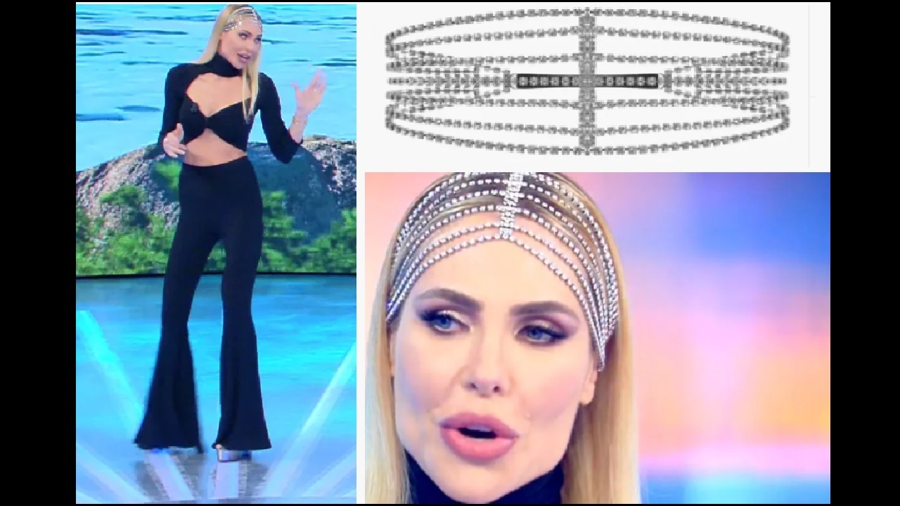 Ilary Blasi coroncina a bandana