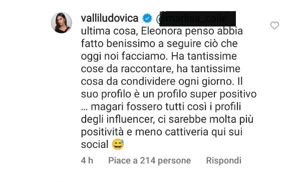 Ludovica Valli Verissimo