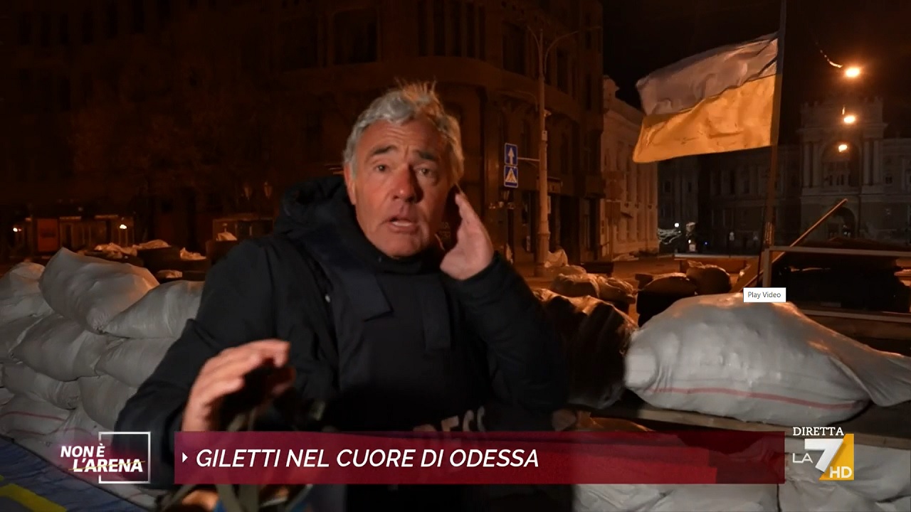 Massimo Giletti a Odessa