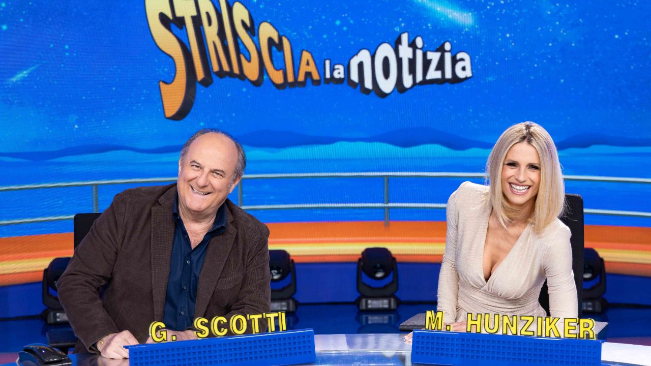 striscia la notizia gerry scotti michelle hunziker