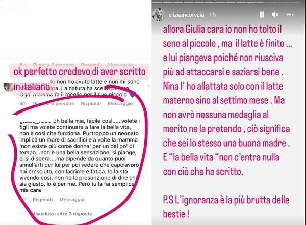 Clizia latte Gabriele