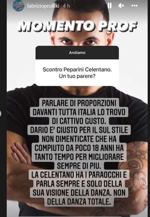 Fabrizio Prolli commenta amici