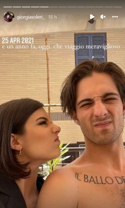 Damiano David Giorgia Soleri storia instagram