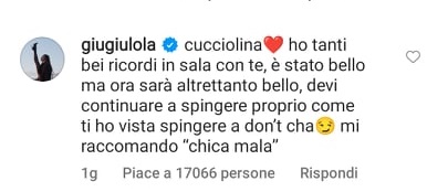 Giulia Stabile like e commenti