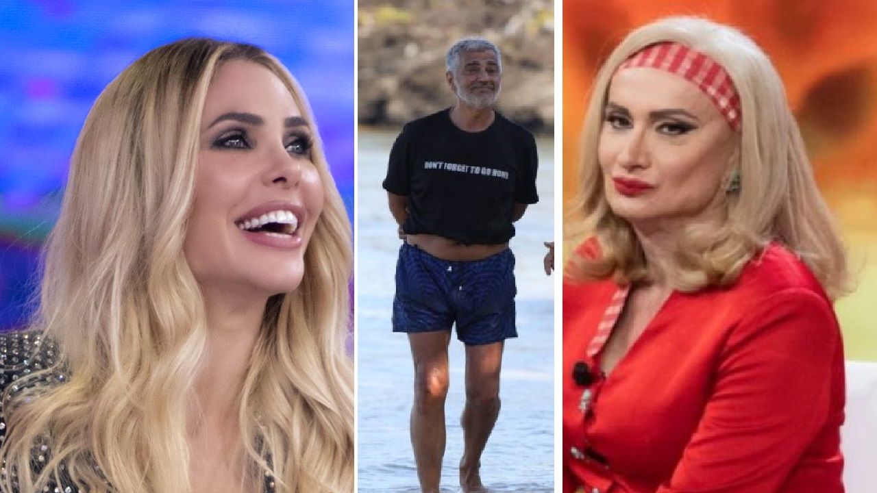 Ilary, Vladimir Luxuria e Gustavo all'Isola