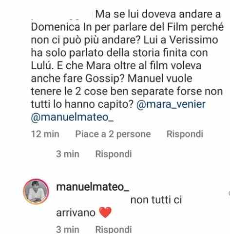 Bortuzzo e Mara Venier scontro