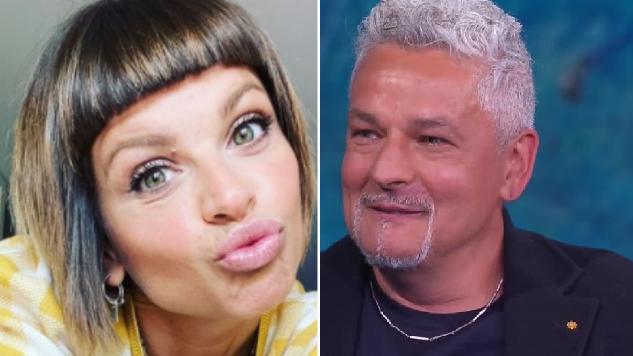 Roberto Baggio e Alessandra Amoroso