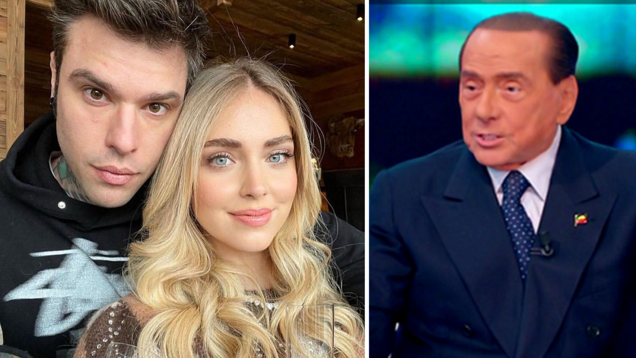 chiara e fedez con silvio berlusconi