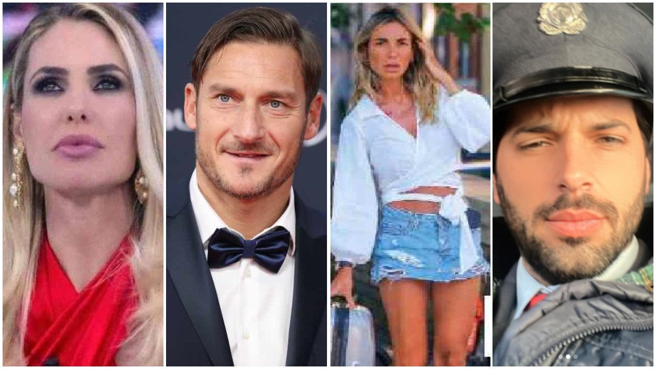 Ilary Blasi Totti Noemi Bocchi e Gianfranco Apicerni