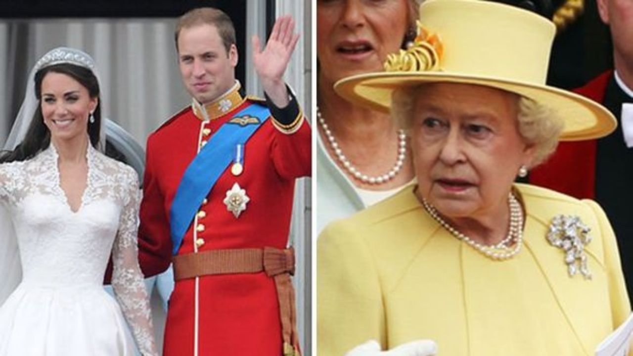 Sovrana Elisabetta e la nuora Kate Middleton