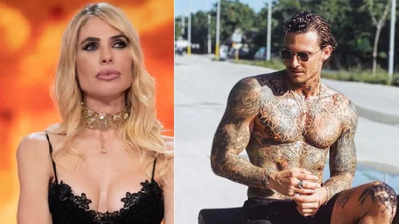 Ilary Blasi Cristiano Iovino collage