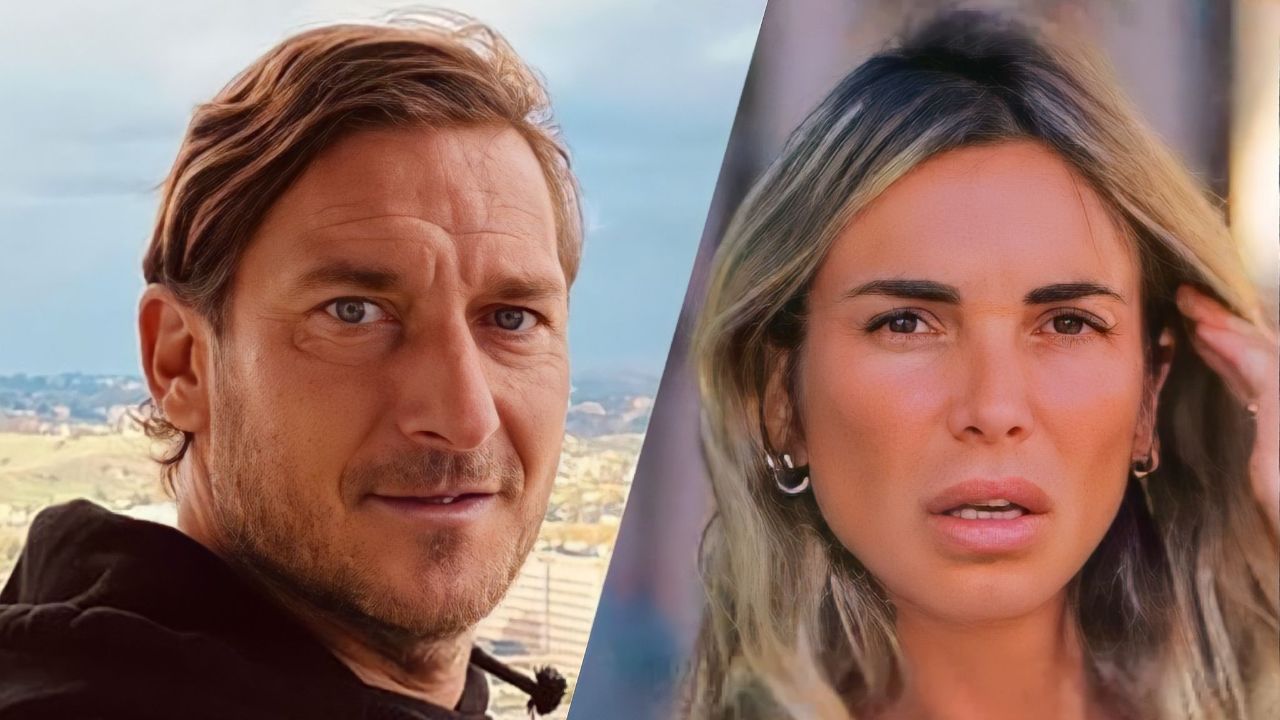 totti insieme a noemi, è amore