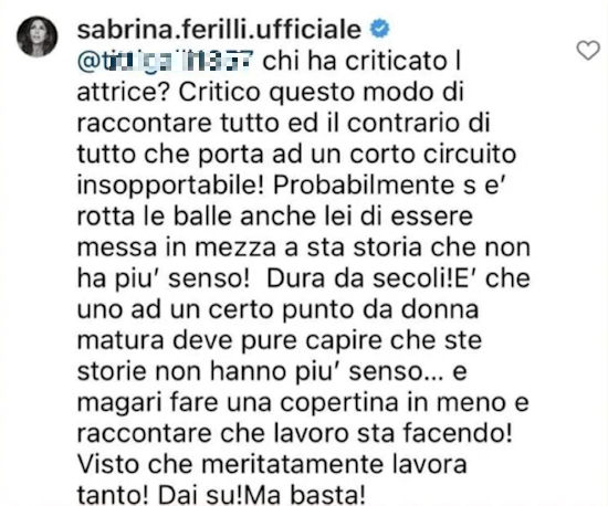 sabrina ferilli instagram