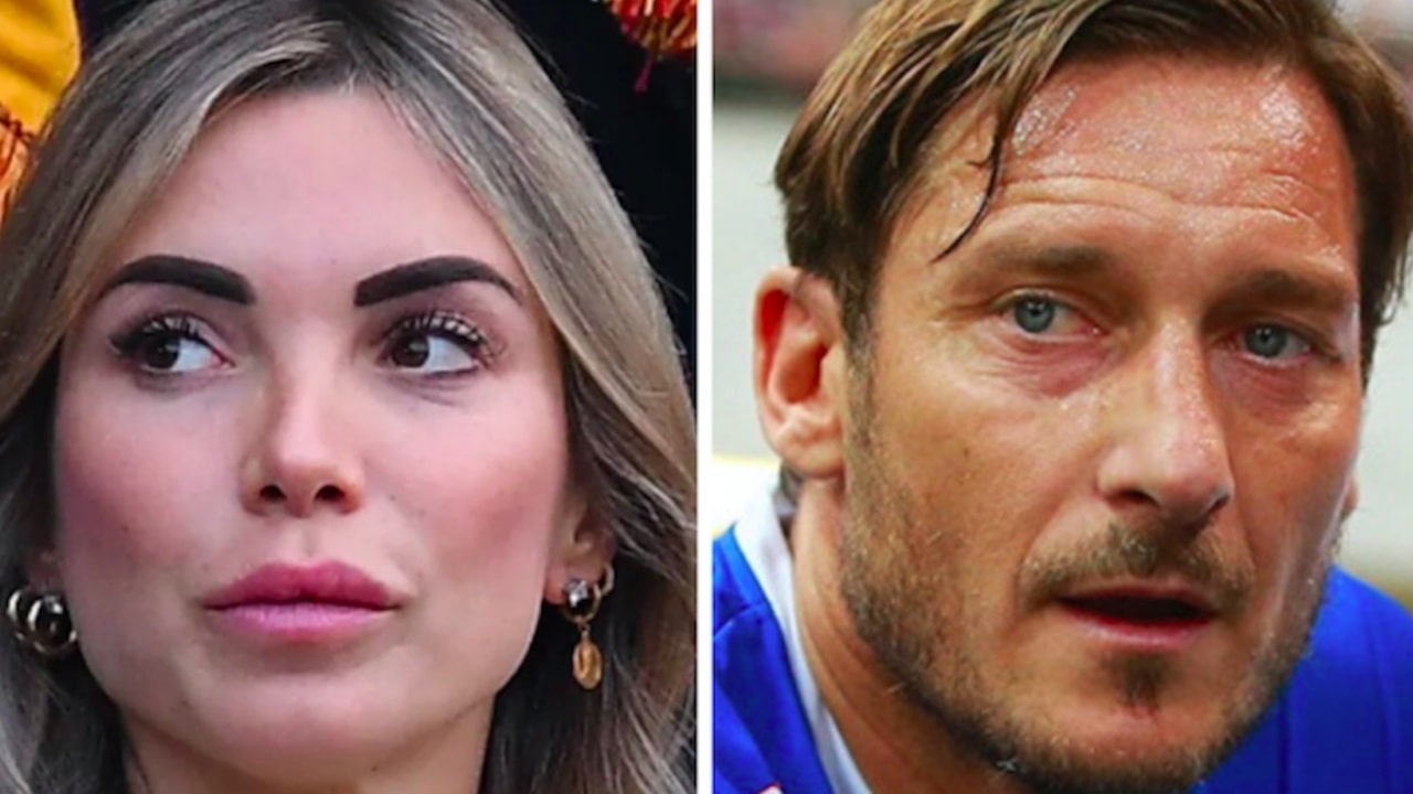 Noemi Bocchi Francesco Totti combo primi piani