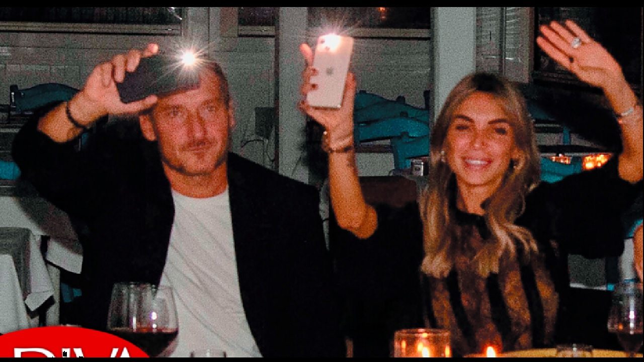 Totti e Noemi a Santa Severa