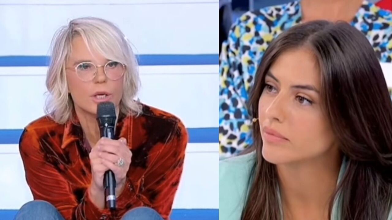 uomini e donne, maria parla con federica aversano