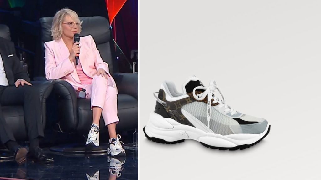 Maria De Filippi, finale di TSQV con le sneakers marca e prezzo Maria De Filippi, finale di TSQV con le sneakers marca e prezzo