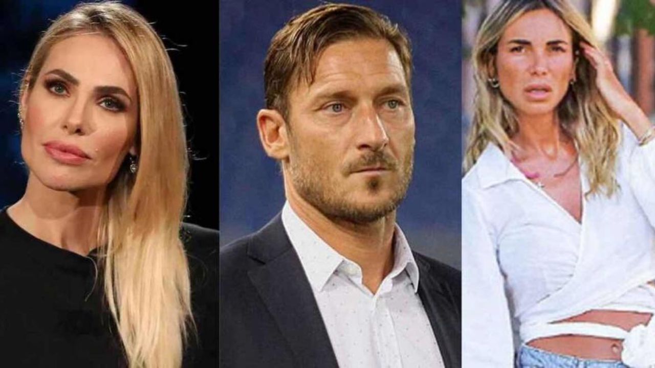 Totti Ilary Blasi Noemi Bocchi collage