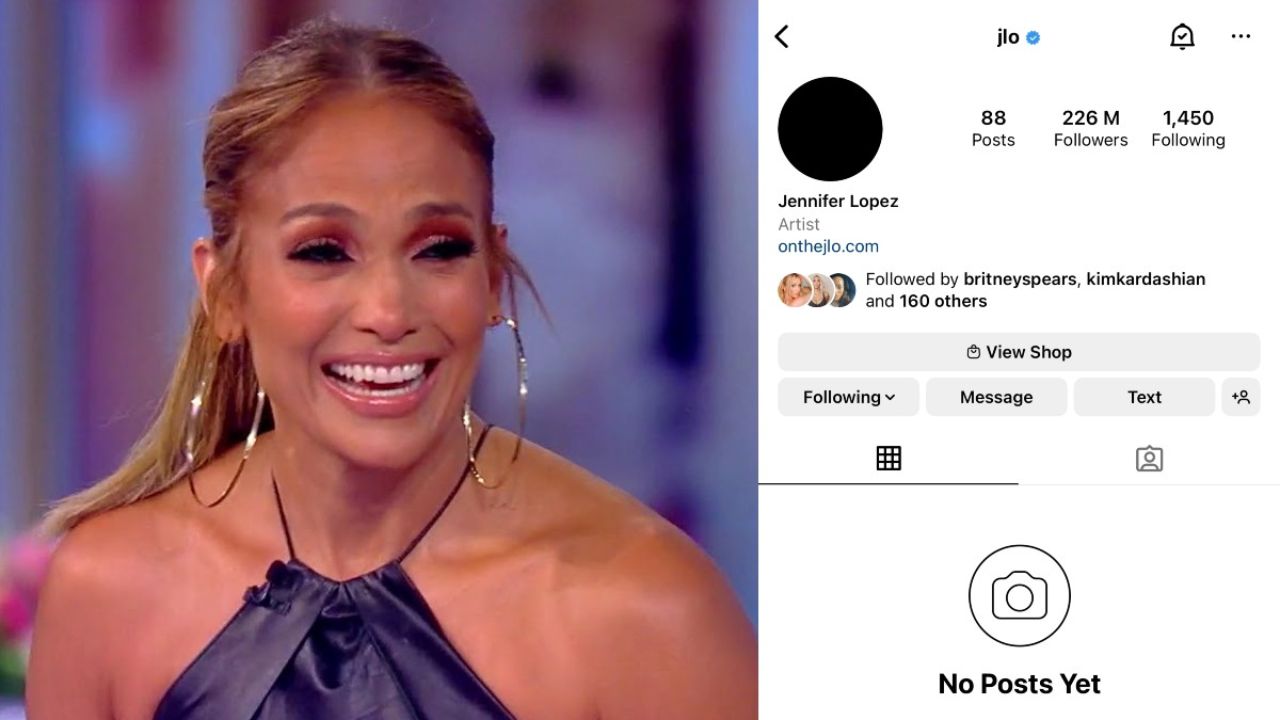 jennifer lopez sparisce da instagram