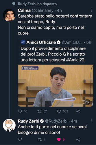 Calma tweet su rudy zerbi