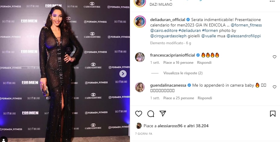 delia duran veste elisabetta franchi