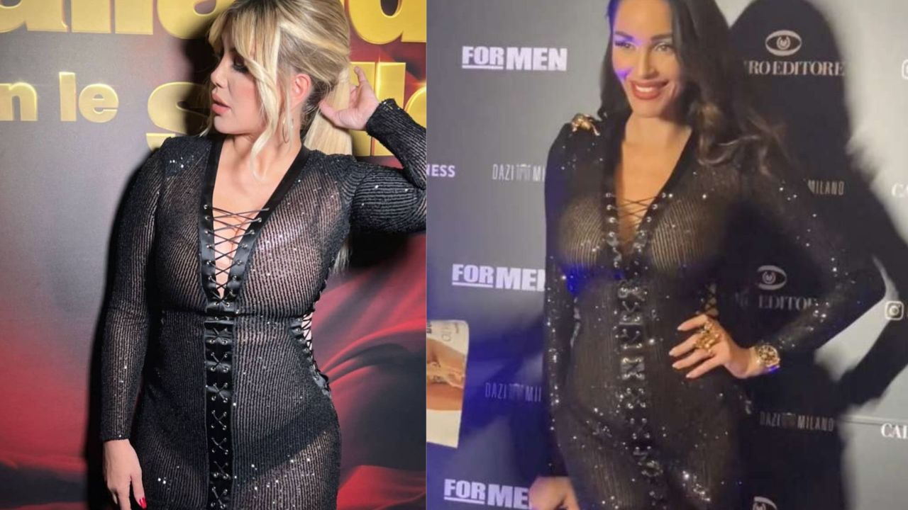 wanda nara e delia duran vestono elisabetta franchi