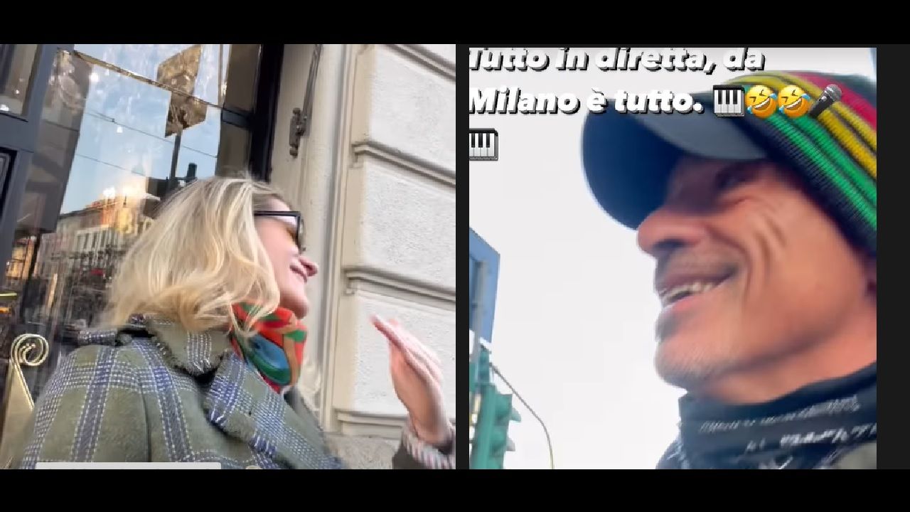 Ramazzotti e Michelle Hunziker a Milano