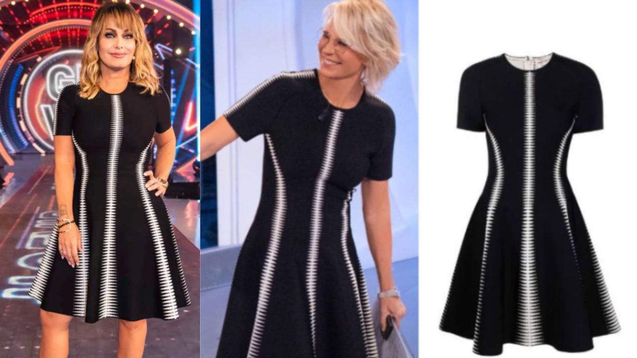 maria de filippi con lo stesso vestito di sonia bruganelli