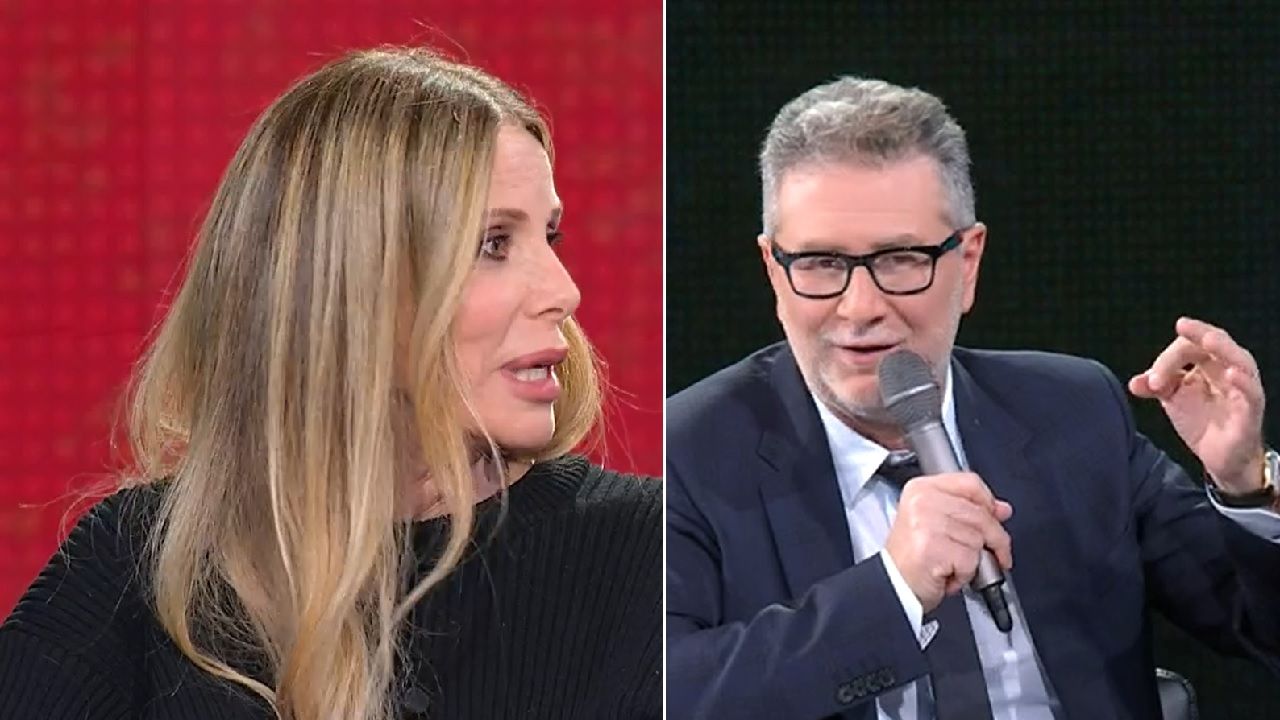 Fabio Fazio e Alessia Marcuzzi