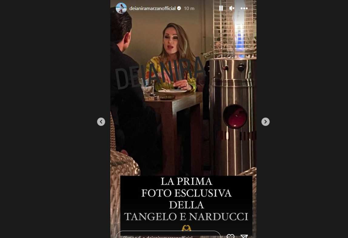 Tatangelo e Narducci in love