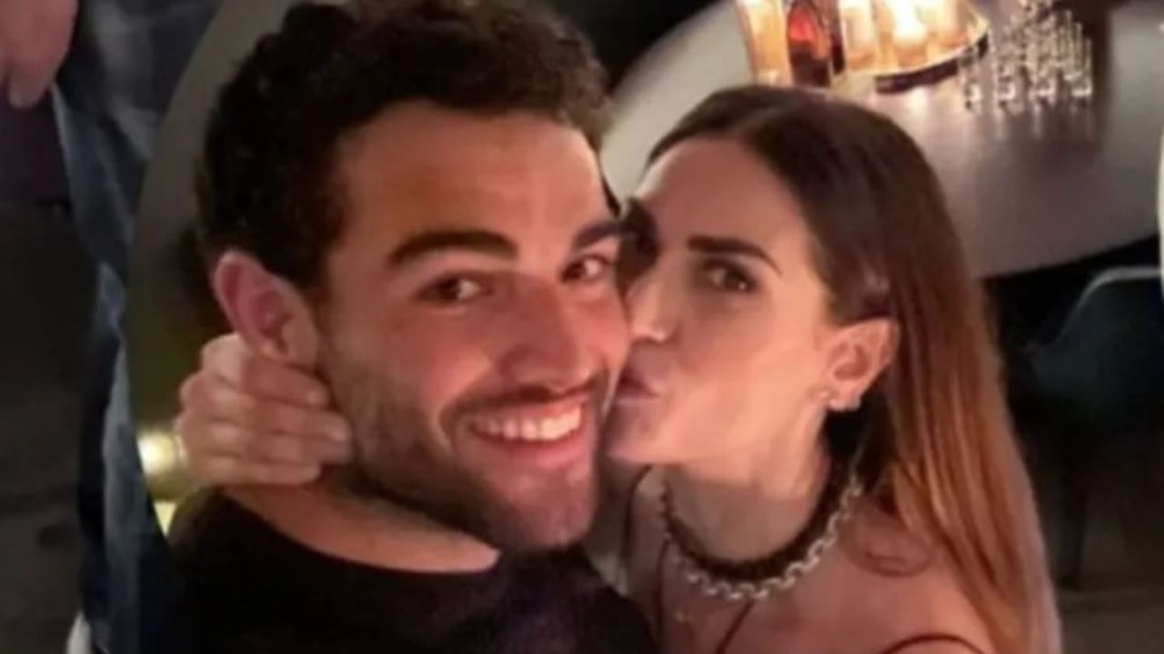 Melissa Satta affettuosa con Berrettini