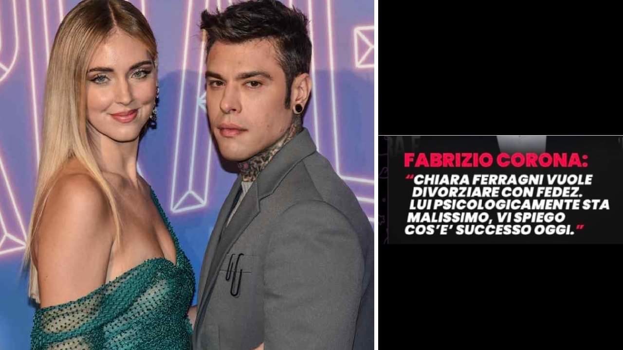 chiara ferragni e fedez verso divorzio, gossip corona