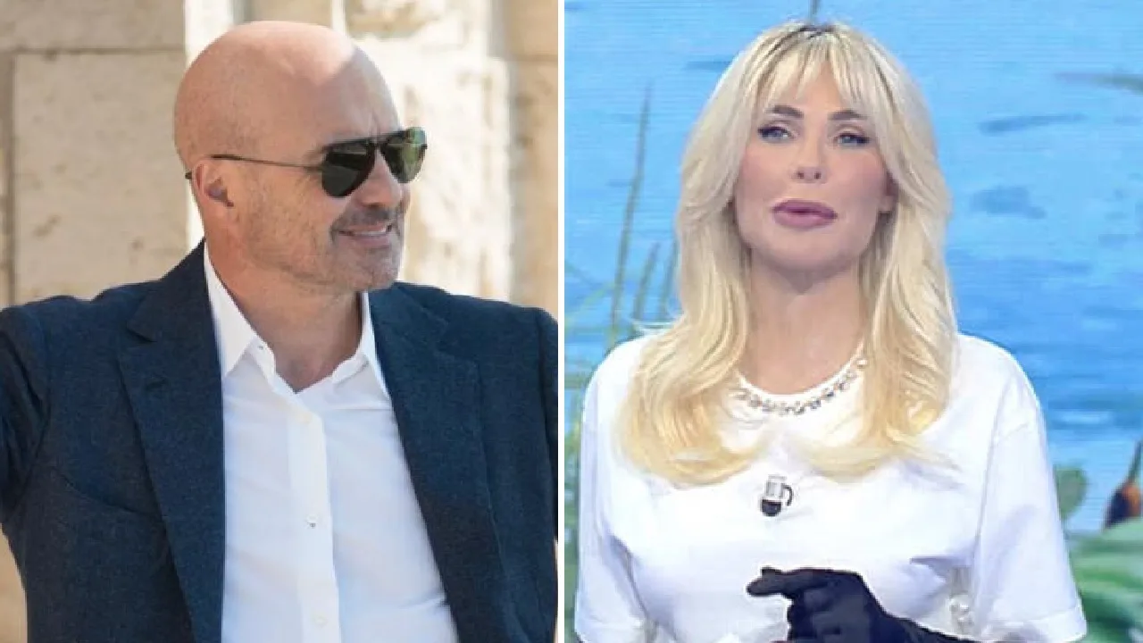 Luca ZIngaretti e Ilary Blasi, sfida Auditel