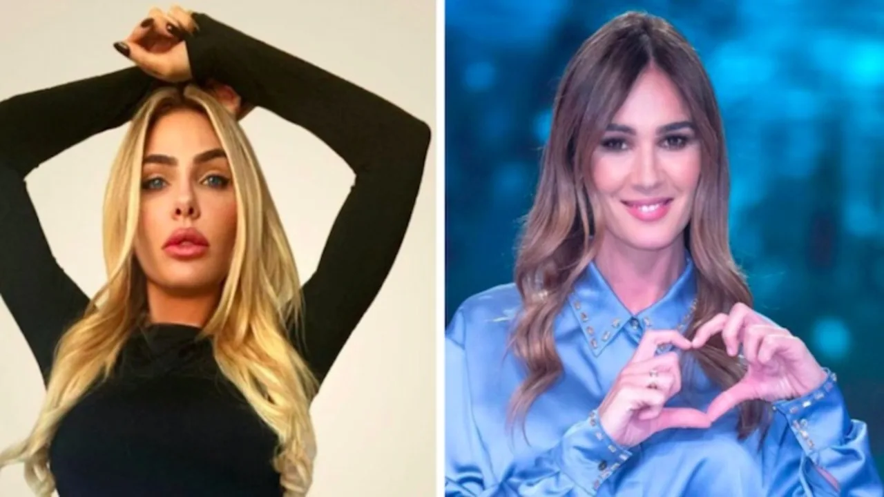 Ilary Blasi primo piano Silvia Toffanin