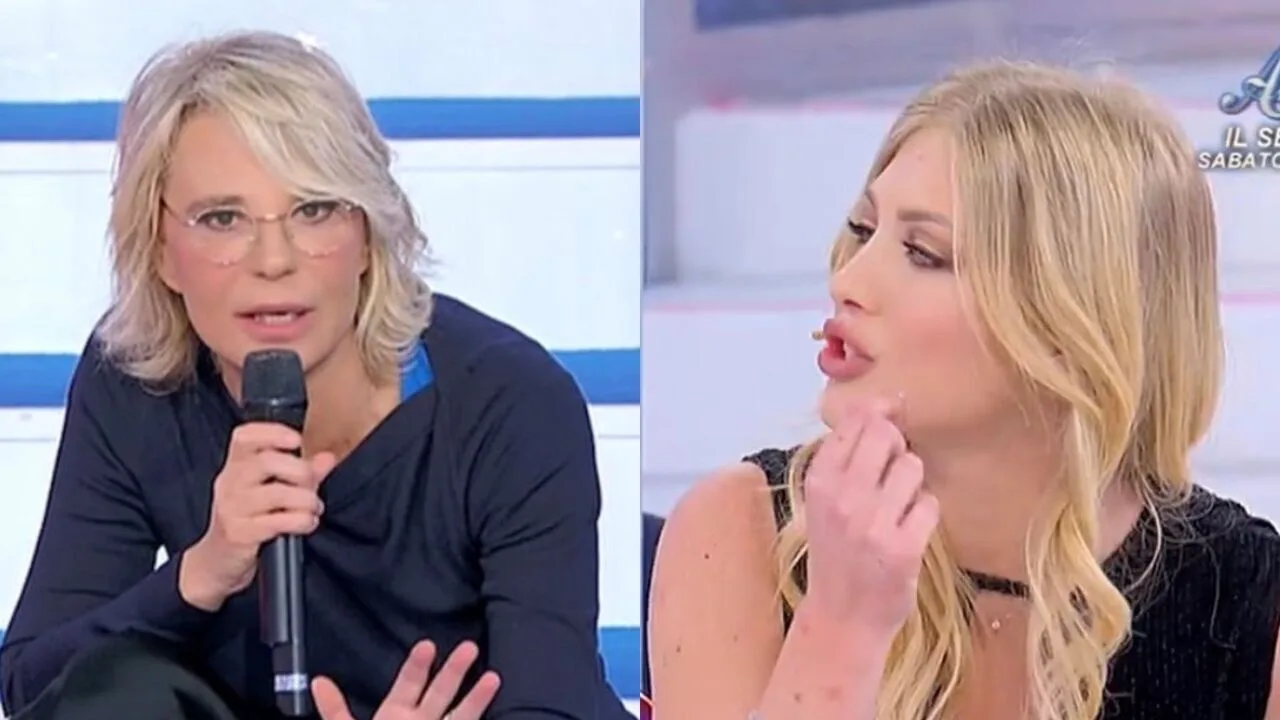 ued, maria de filippi e la tronista nicole santinelli