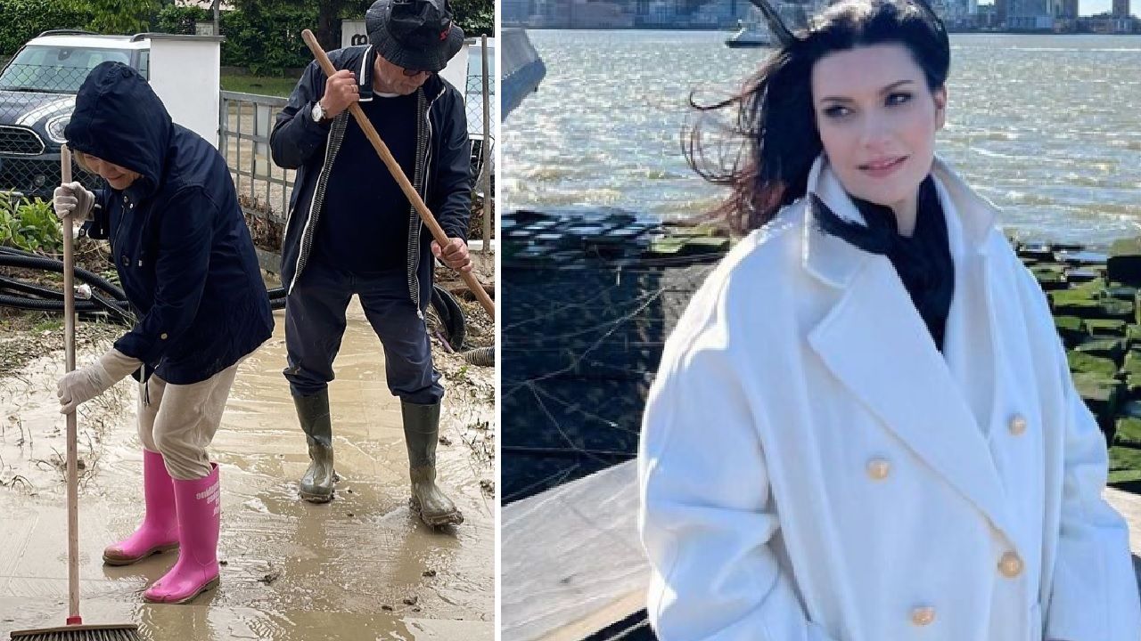 Laura Pausini mamma e e babbo