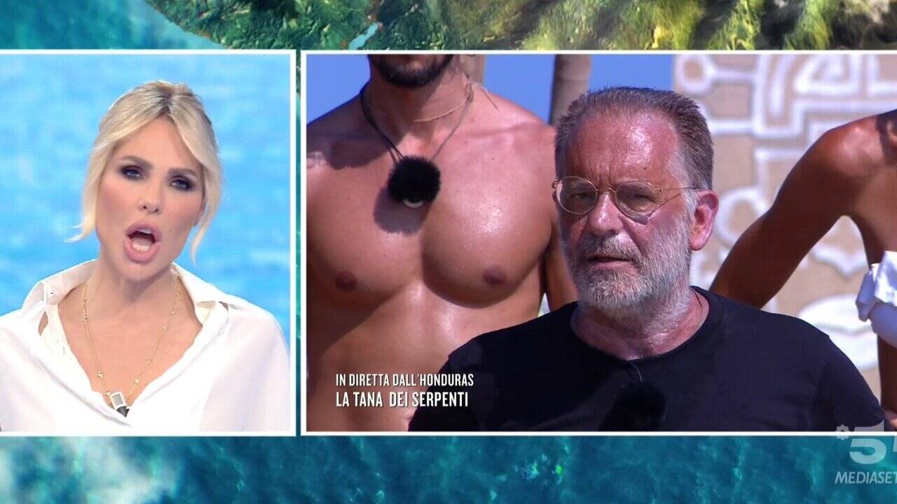 ilary blasi contro cecchi paone a l'isola dei famosi