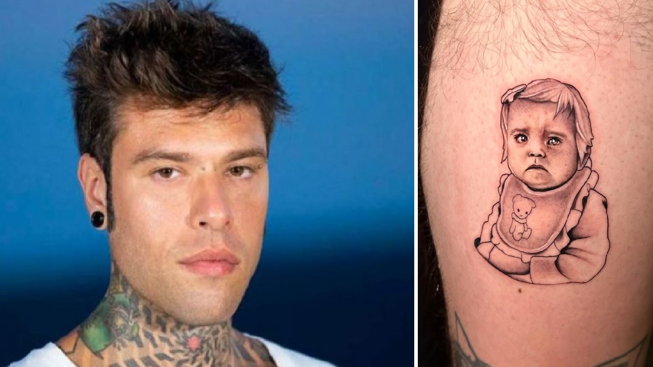 Fedez tatuaggio col viso della figlia