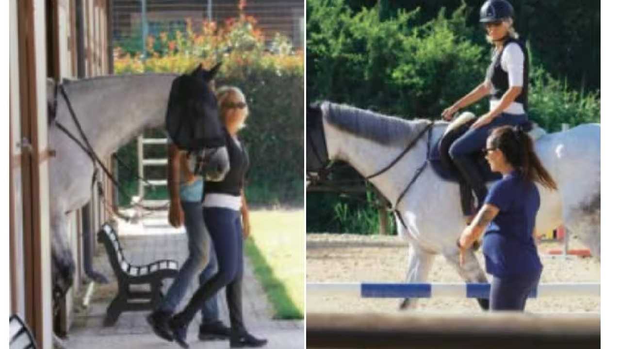 MariaDe Filippi equitazione