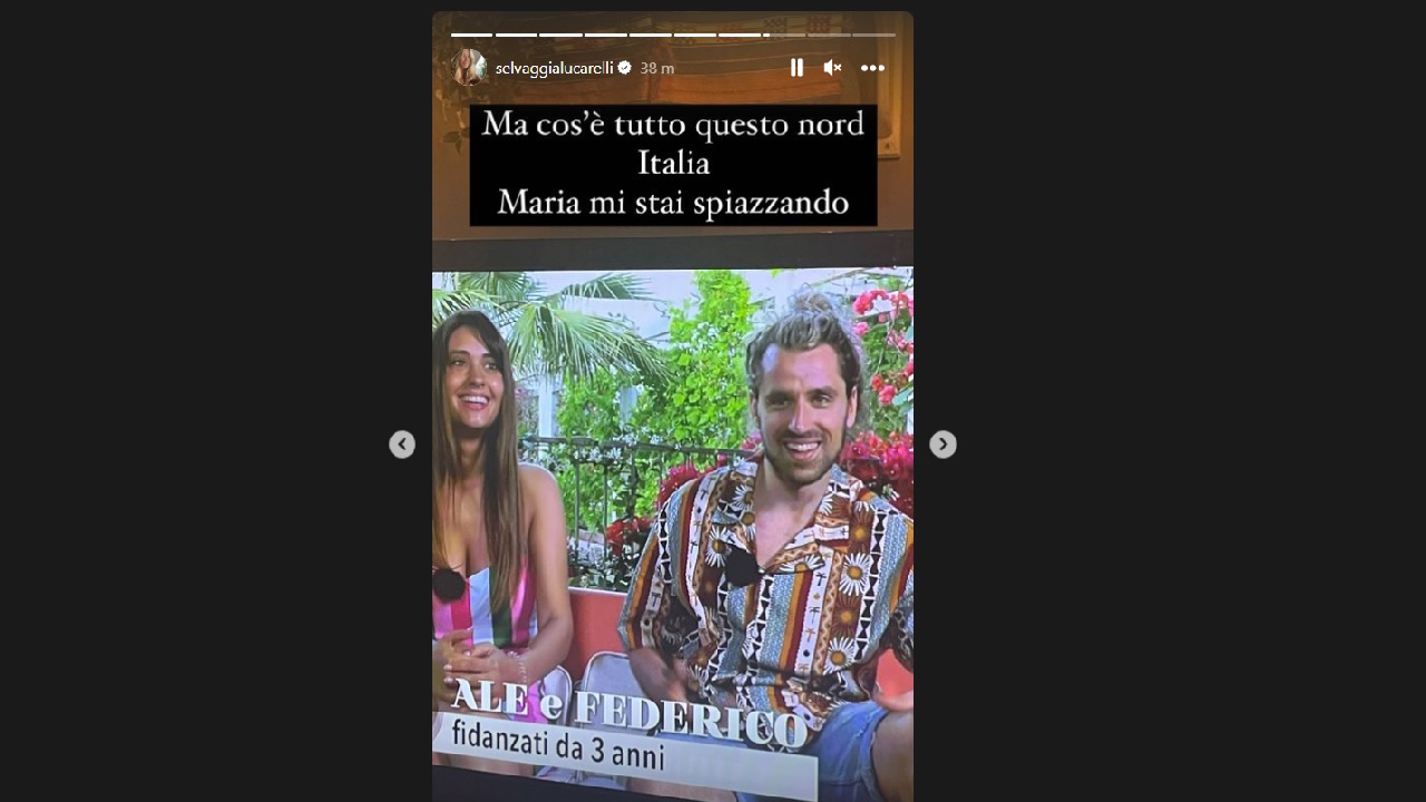 Lucarelli e il commento sul nord Italia