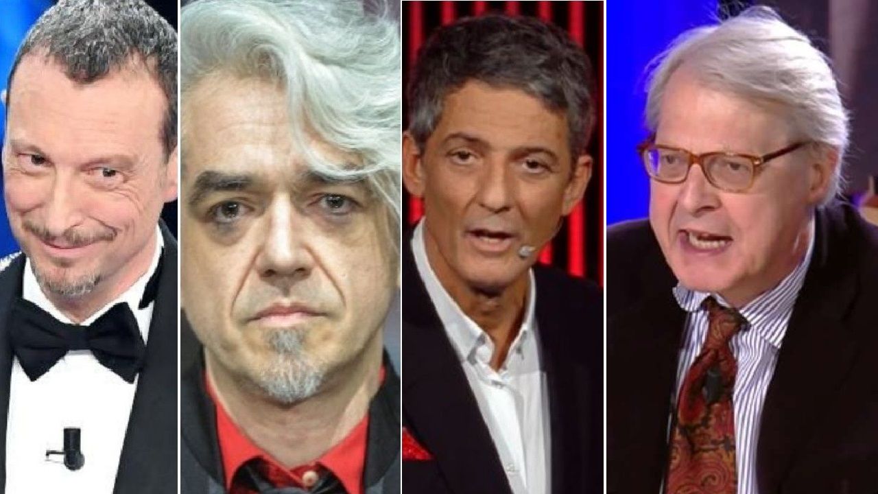 Fiorello contro Morgan e Sgarbi