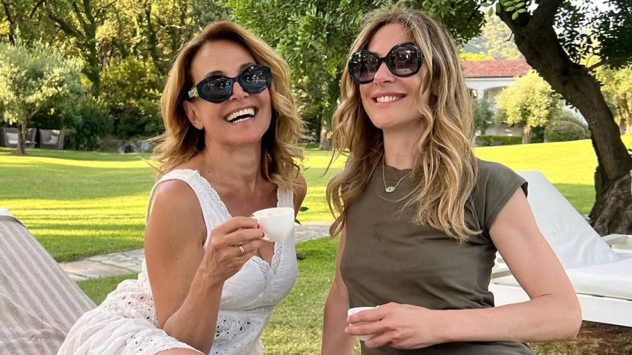 Barbara d'Urso, caffè con Francesca Fagnani