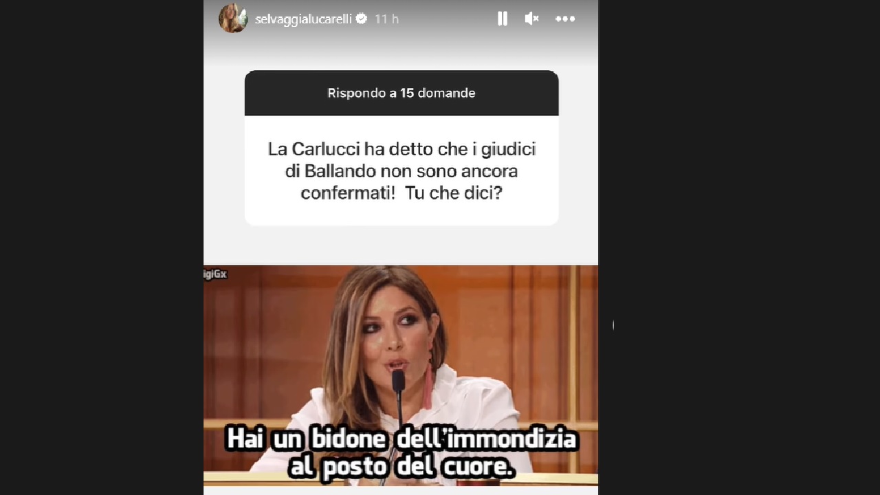 Lucarelli e la guerra fredda con Milly Carlucci