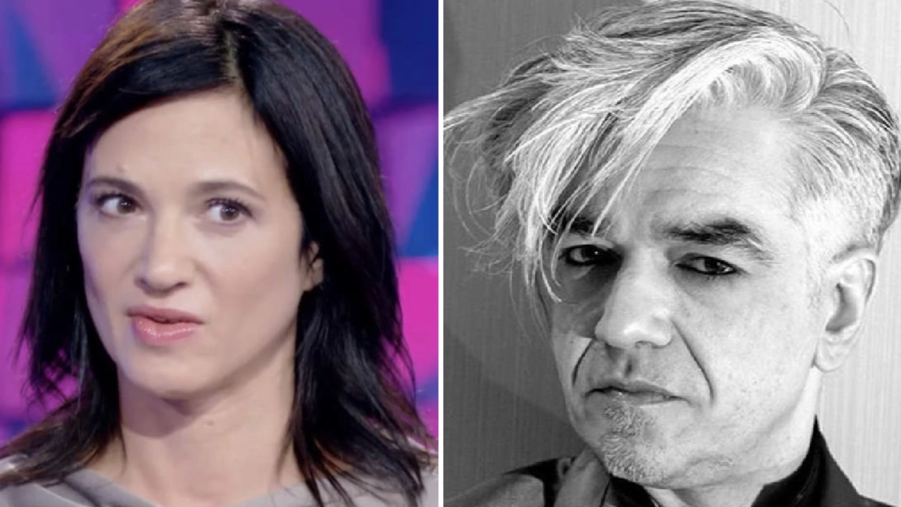 Asia Argento Morgan bianco e nero