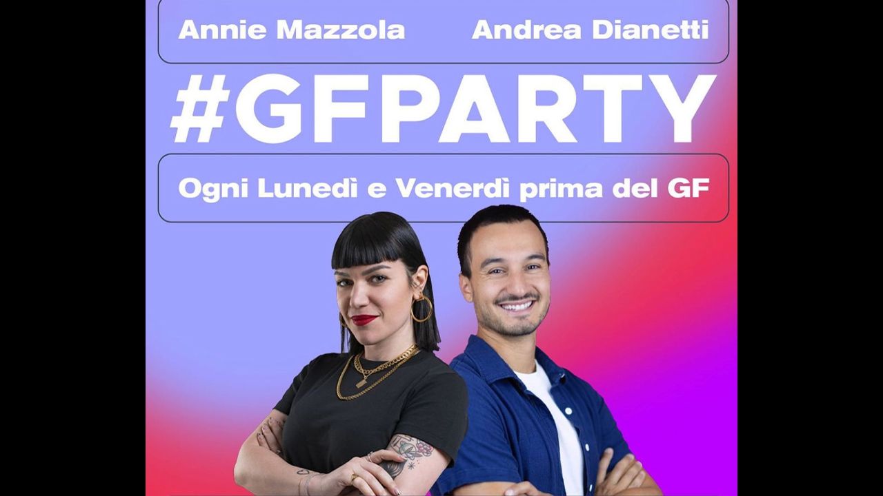 Dianetti e Mazzola conduttori GF Party