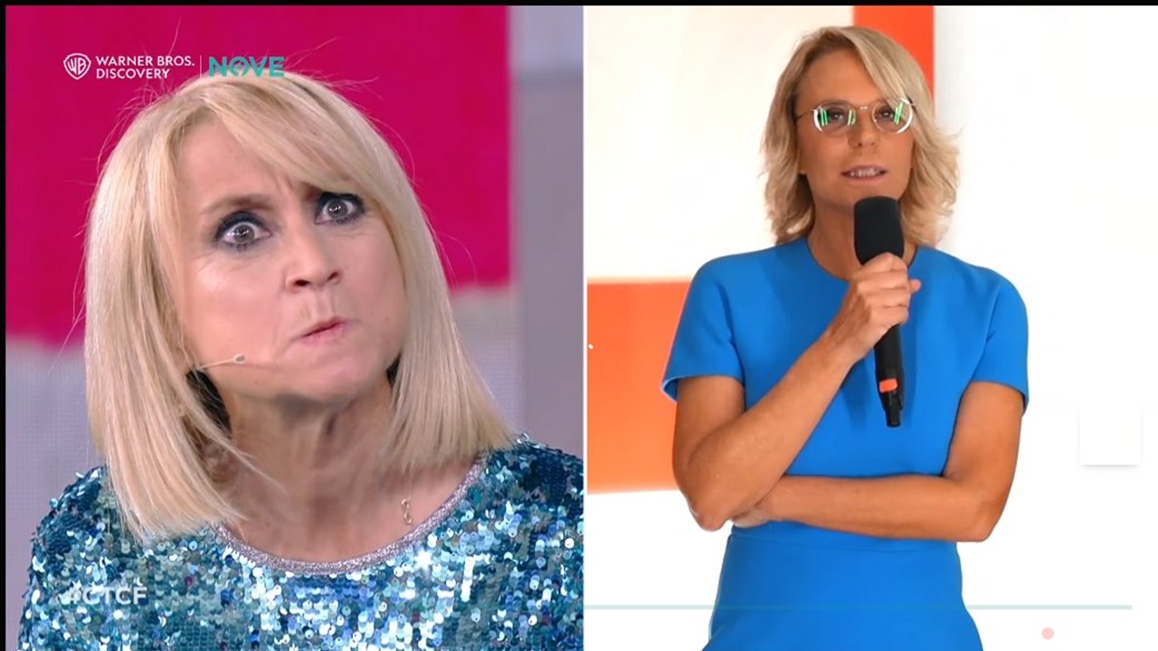 Maria De Filippi e gli auguri a Luciana Littizzetto