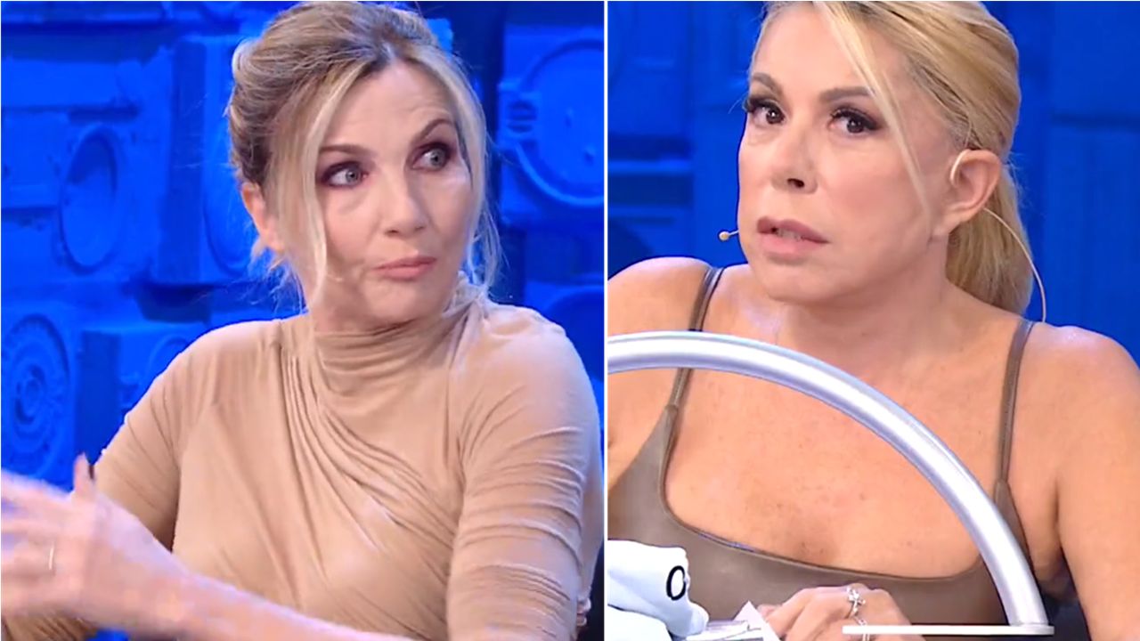 Lorella Cuccarini e Anna Pettinelli caos