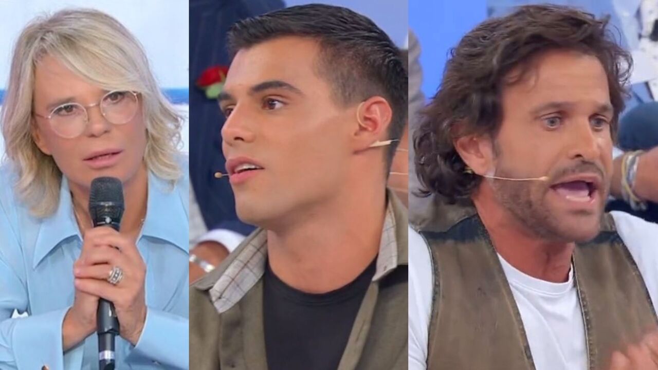 maria de filippi, christian tronista e alessio a uomini e donne